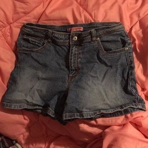 Blue jean shorts for kids.